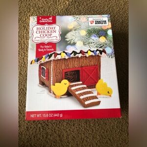 Holiday chicken coop gingerbread house cookie kit Easter Christmas tractor SUP